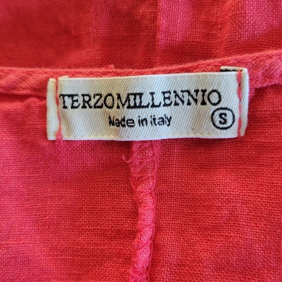 Terzo Millennio Linen Dress Size Small - Picture 3 of 7